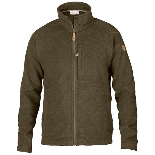 Fjallraven Men's Buck Fleece Jacket in Dark Olive  Men's Apparel