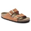 Birkenstock Arizona Nubuck Soft Footbed Sandal in Pecan  Women's Footwear