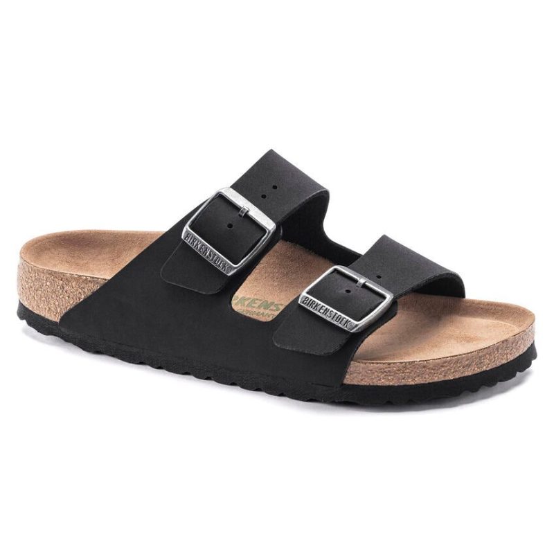 Birkenstock Arizona Vegan Birkibuc in Black  Shoes