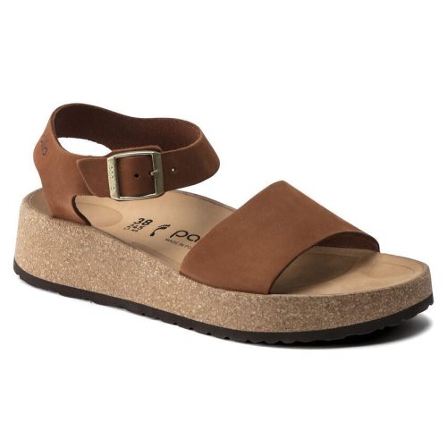 Birkenstock Glenda Nubuck Leather in Pecan  Women's Footwear