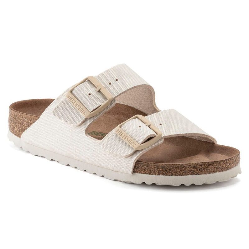 Birkenstock Arizona Women's Vegan Sandal in Eggshell  Women's Footwear