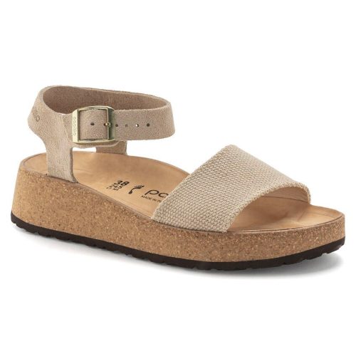 Birkenstock Women's Glenda Suede Leather Textile In Sandcastle  Women's Footwear