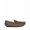 UGG Men's Ascot Slipper in Grey  Men's Footwear