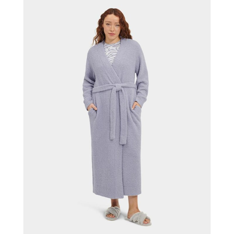 UGG Women's Lenny Knit Robe in Cloudy Grey  Women's Apparel