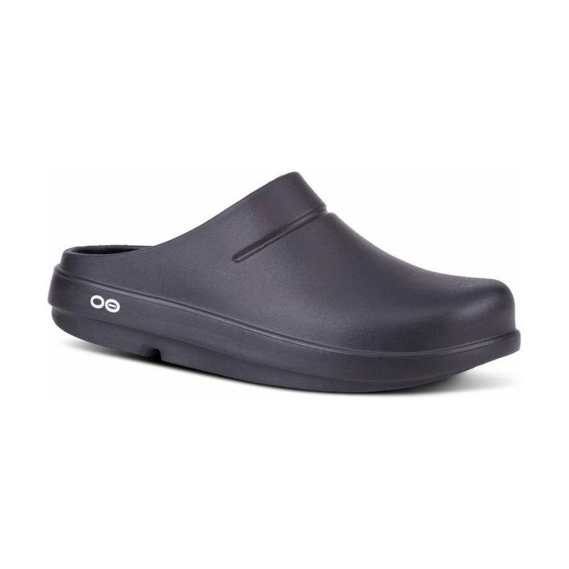 OOFOS Unisex Oocloog Clogs in Black  Men's Footwear