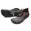 Vibram Men's V-Trek Insulated in Black/Grey/Flame Red