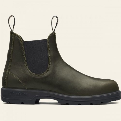 Blundstone Women's Classic 2052 Chelsea Boot in Leather Green  Women's Boot