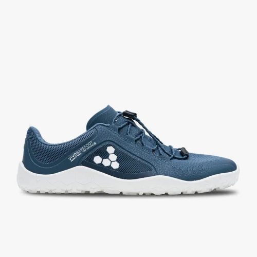 Vivobarefoot Women's Primus Trail II FG in Deep Sea Blue White  Women's Footwear