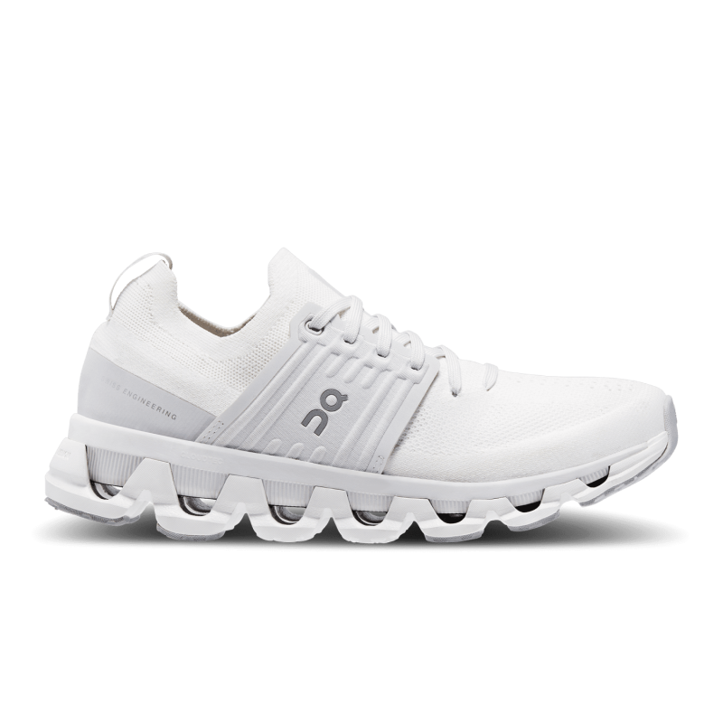 On Running Women's Cloudswift 3 Road Shoe in White Frost  Women's Footwear