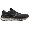 Mizuno Men's Wave Rider 27 in Ebony-Illusion Blue  Footwear