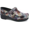 Dansko Women's Professional Clog in Boho Flower Patent  Women's Footwear