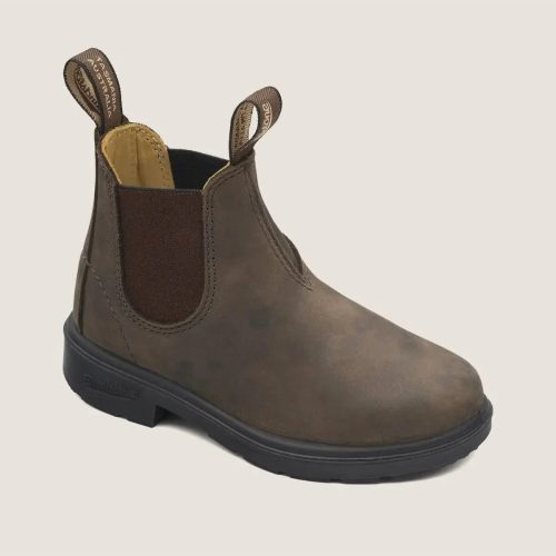 Blundstone Kid's Series 565 Premium Leather Chelsea Boots in Rustic Brown  Kid's Boots