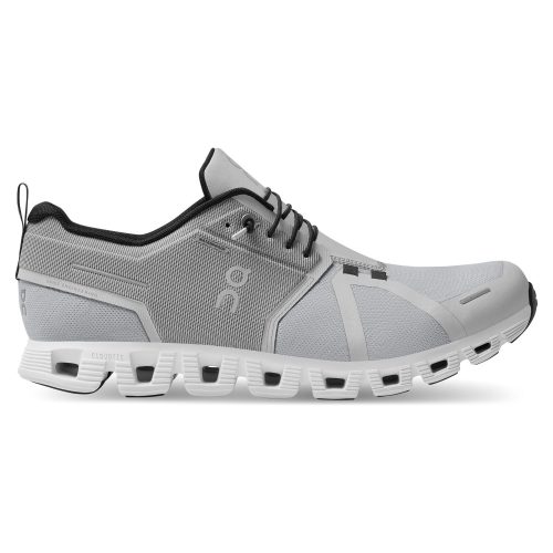 On Running Men's Cloud 5 Waterproof Shoe in Glacier White  Men's Footwear