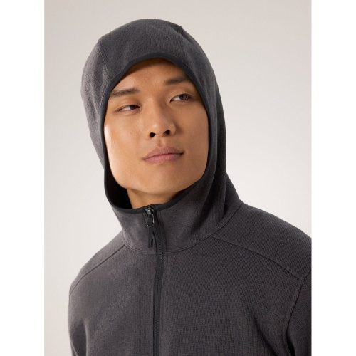 F24 X000008883 Covert Hoody Black Heather II Hood