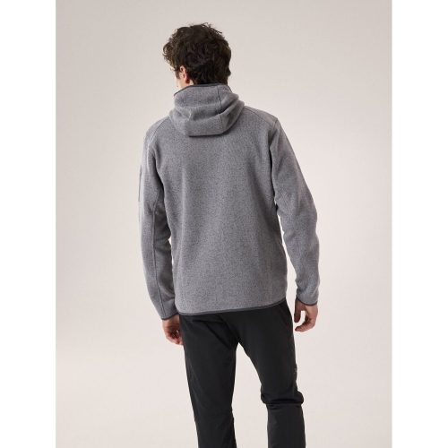 F24 X000008883 Covert Hoody Void Heather Graphite Back View