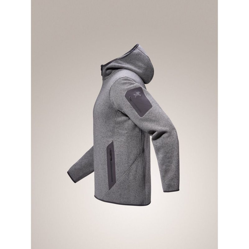 F24 X000008883 Covert Hoody Void Heather Graphite Profile