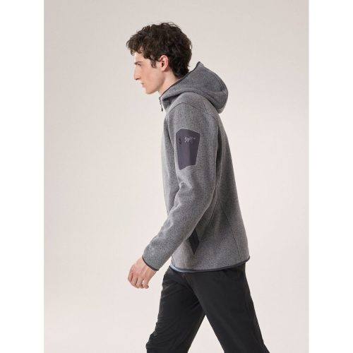 F24 X000008883 Covert Hoody Void Heather Graphite Side View