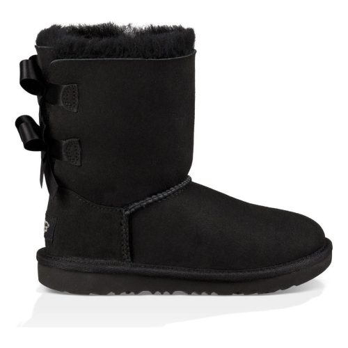 UGG Kid's Bailey Bow II in Black  Kid