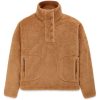 UGG Women's Atwell Sherpa Half Snap Pullover in Tawny  Apparel & Accessories