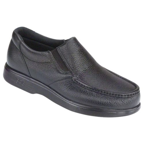 SAS Men's Side Gore Slip-On in Black Wide  Men's Footwear