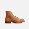 Red Wing Men's Iron Ranger 6-inch Boot 8083 in Hawthorne Muleskinner Leather  Men's Footwear