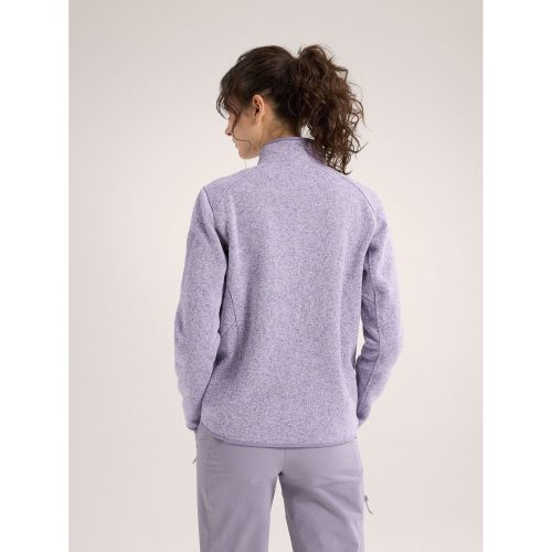 S24 X000005715 Covert Cardigan Velocity Heather Women s Back View