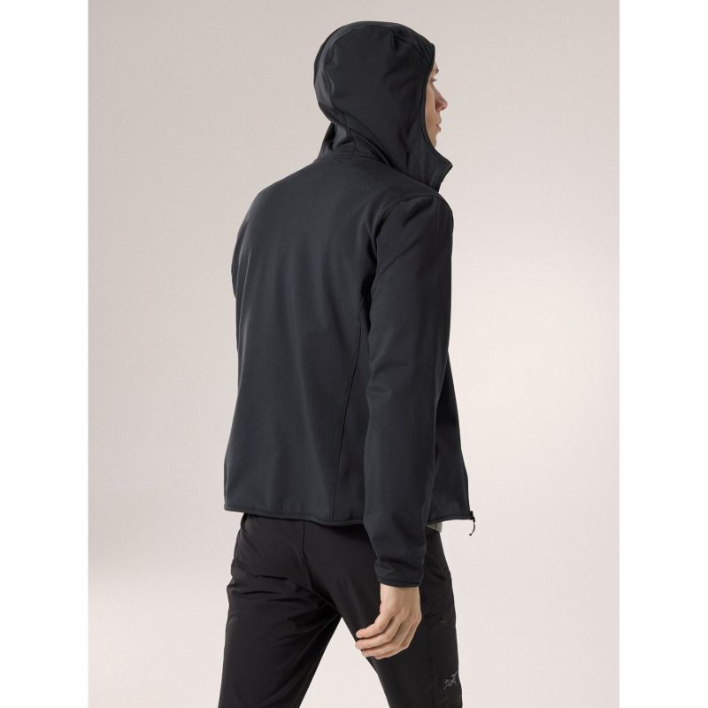 S24 X000006461 Kyanite Lightweight Hoody Black Back View