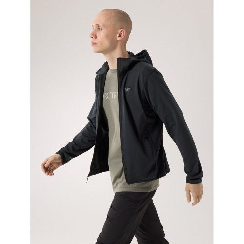 S24 X000006461 Kyanite Lightweight Hoody Black Side View