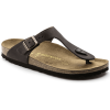 Birkenstock Gizeh Oiled Leather Classic Footbed Sandal in Habana  Women's Footwear