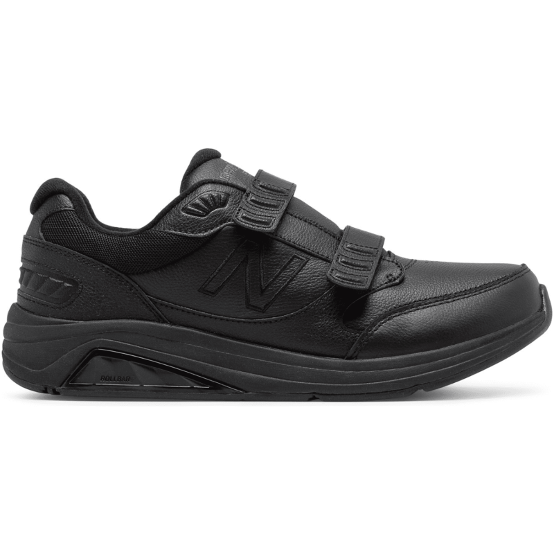 NEW BALANCE MEN'S 928V3 HOOK AND LOOP IN BLACK  Men's Footwear