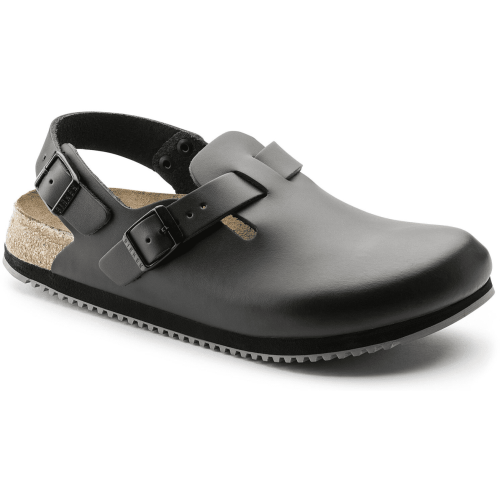 Birkenstock Tokio Super Grip Classic Footbed in Black  Women's Footwear