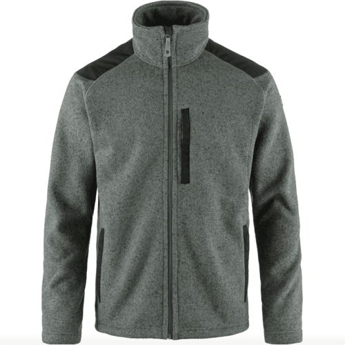 Fjallraven Men's Buck Fleece Jacket in Grey-Melange  Men's Apparel