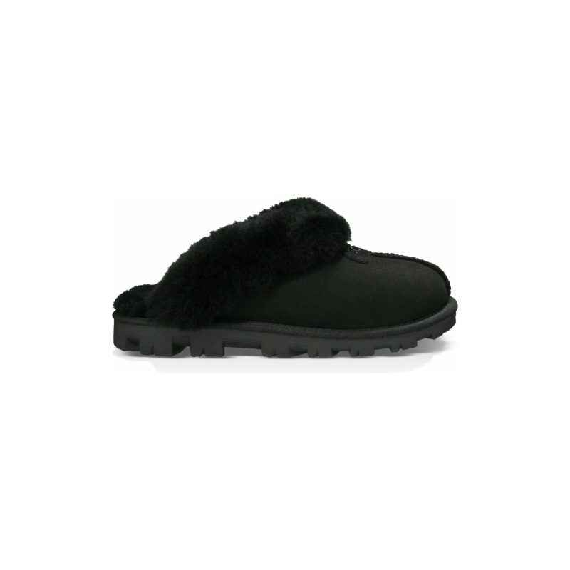 UGG Women's Coquette Slipper in Black  Women's Footwear