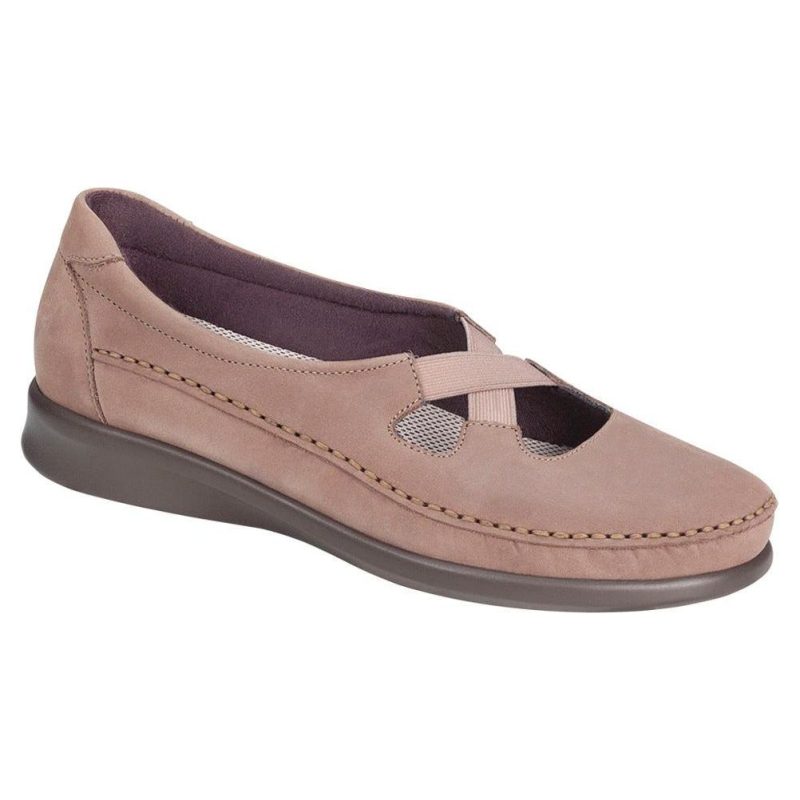 SAS Women's Crissy Slip On Loafer in Praline Wide  Women's Footwear