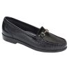 SAS Women's Metro Slip-On Loafer in Patent Black Wide  Women's Footwear