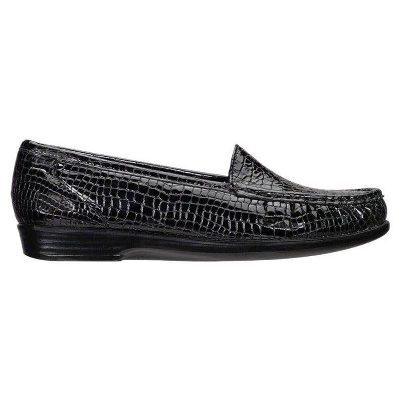 Women sSimplify BlackCroc.sas womens simplify black croc 1556 181 3