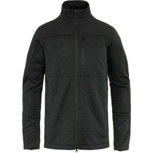 Fjallraven Men's Abisko Lite Fleece Jacket in Black  Men's Apparel