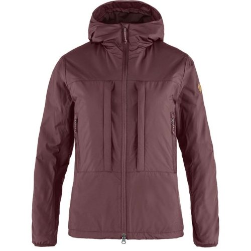 Fjallraven Women's Keb Wool Padded Jacket in Port  Women's Apparel