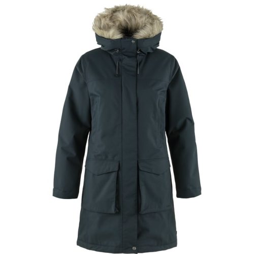 Fjallraven Women's Nuuk Lite Parka in Dark Navy  Women's Apparel