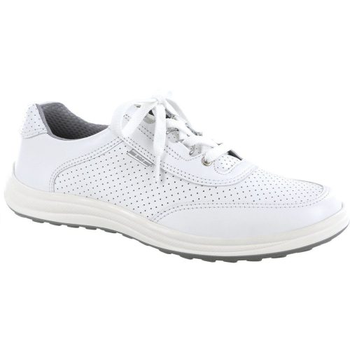 SAS Women's Sporty Lux Lace Up in White Wide  Women's Footwear