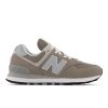 New Balance Women's 574 in Grey with White  Shoes